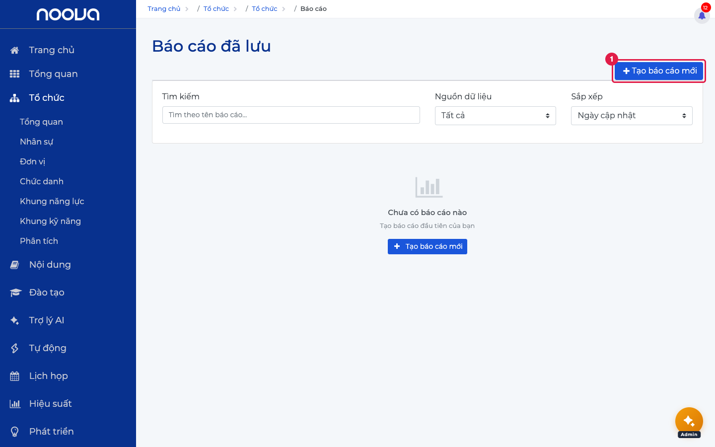 Thư viện Báo cáo đã lưu